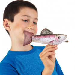 Animaux marins Poisson mini truite arc-en-ciel marionnette à doigts 