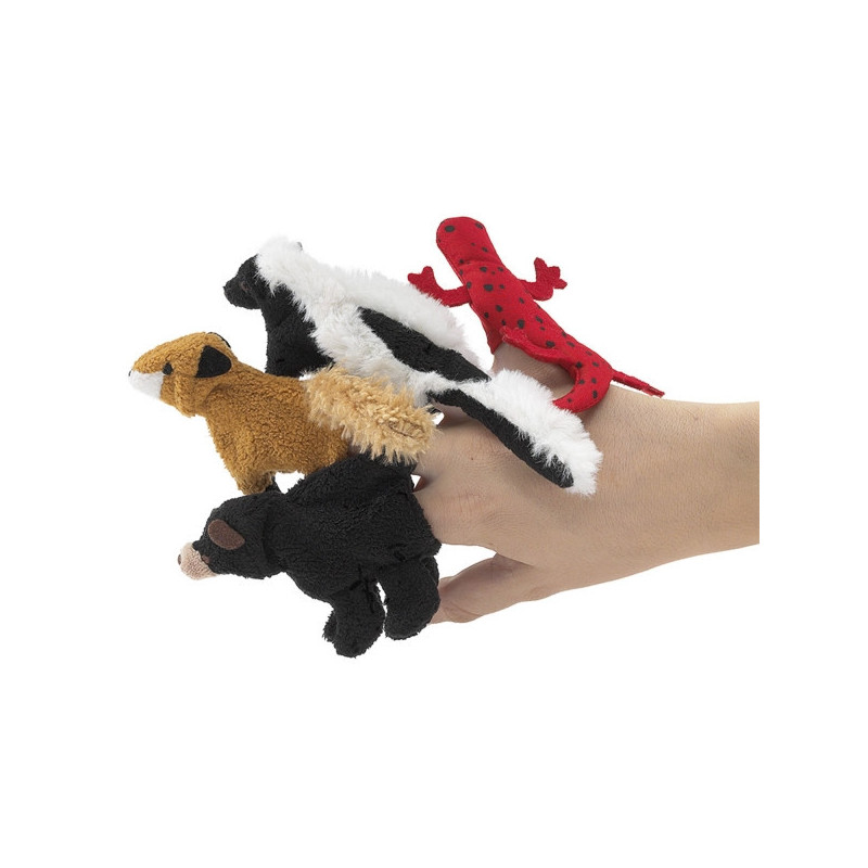 Marionnette à doigt Set animaux de la foret en lot folkmanis -2784