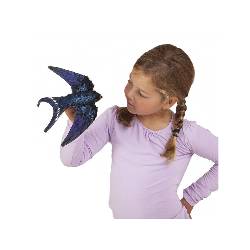 Décoration OiseauxHirondelle marionnette à doigts  Folkmanis
