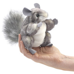 Animaux sauvage Chinchilla marionnette à doigts  (2)