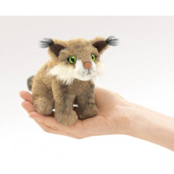 Animaux-Bois-Animaux-Bronzes.com propose Mini Chat sauvage marionnette à doigts 
