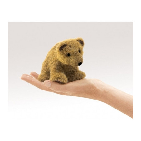 Animaux-Bois-Animaux-Bronzes propose Mini ours grizzly marionnette à doigts 