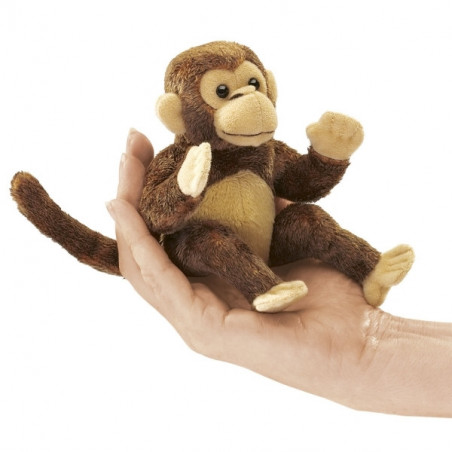 Animaux sauvage Mini singe marionnette à doigts 