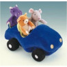 Animaux de la forêt Voiture marionnette avec marionnettes doigts 