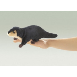 Animaux marins Loutre de rivière marionnette doigts 