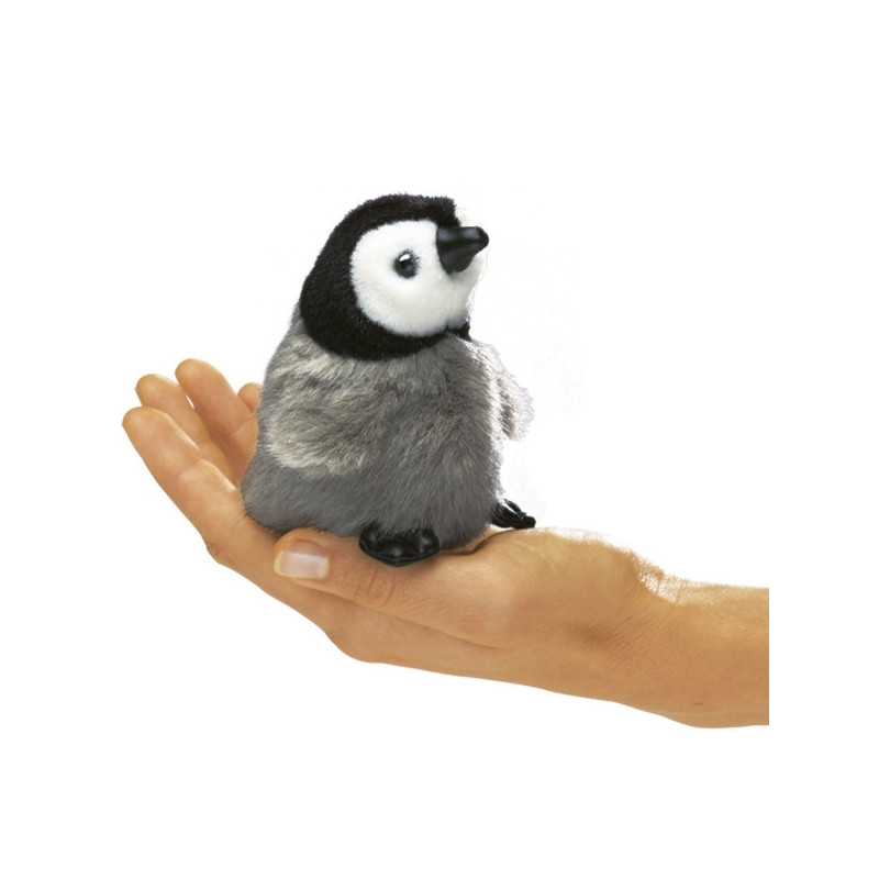 Animaux marins Bébé pinguin empereur marionnette doigts 