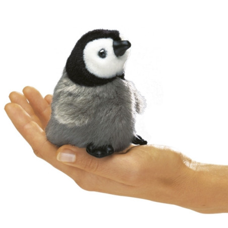 Animaux marins Bébé pinguin empereur marionnette doigts 