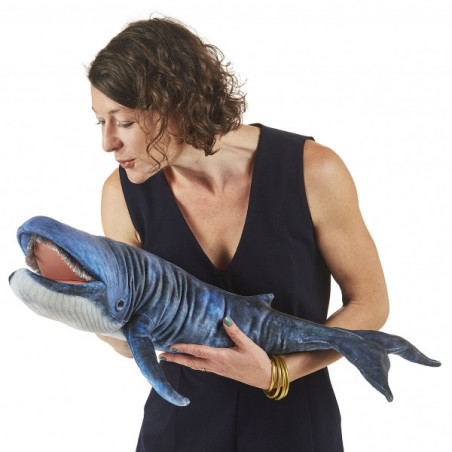 Animaux marins Baleine bleue marionnette 