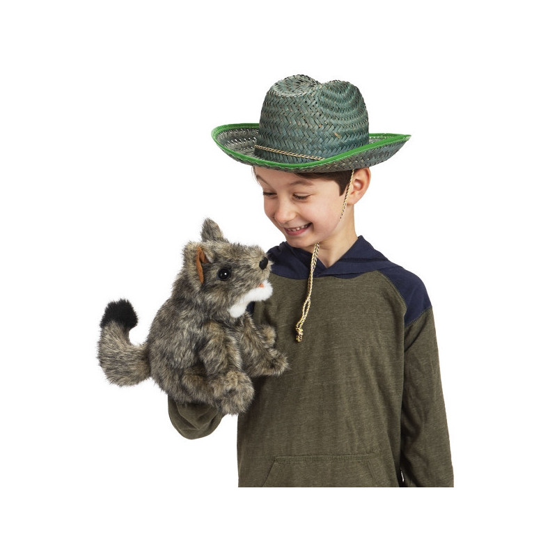 Animaux sauvage Petit coyote marionnette 
