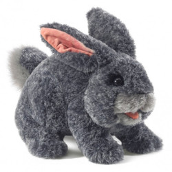 Animaux de la ferme Lapin gris marionnette 