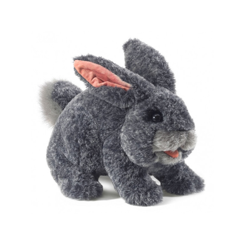 Animaux de la ferme Lapin gris marionnette 