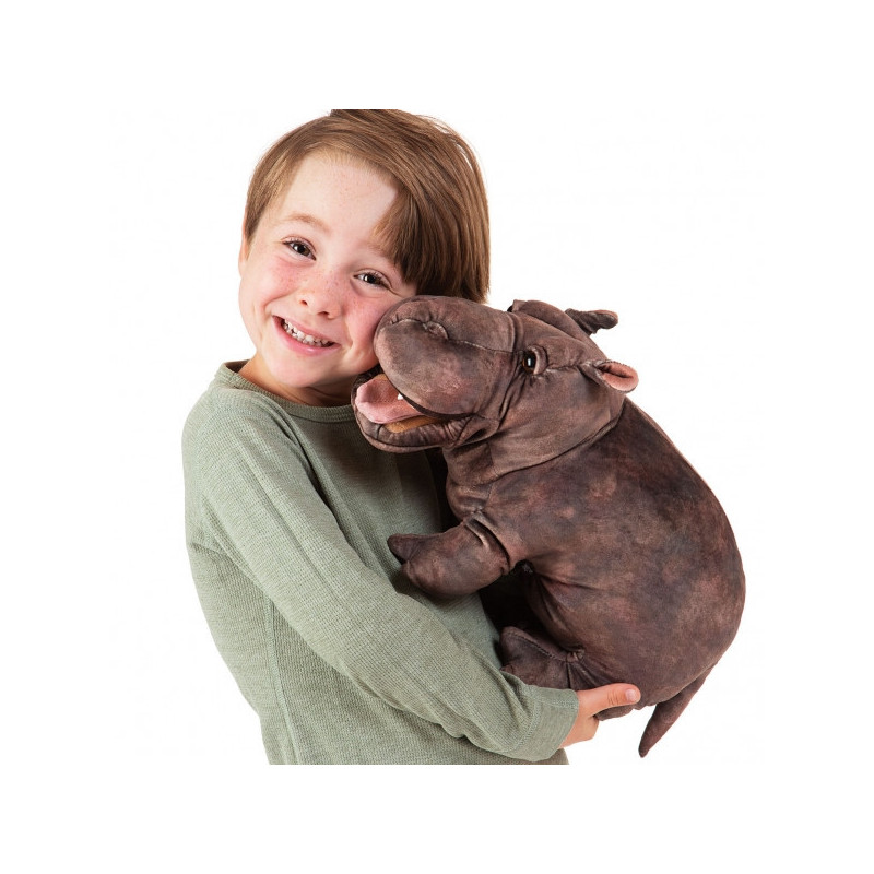 Animaux sauvage Bébé hippopotame marionnette 