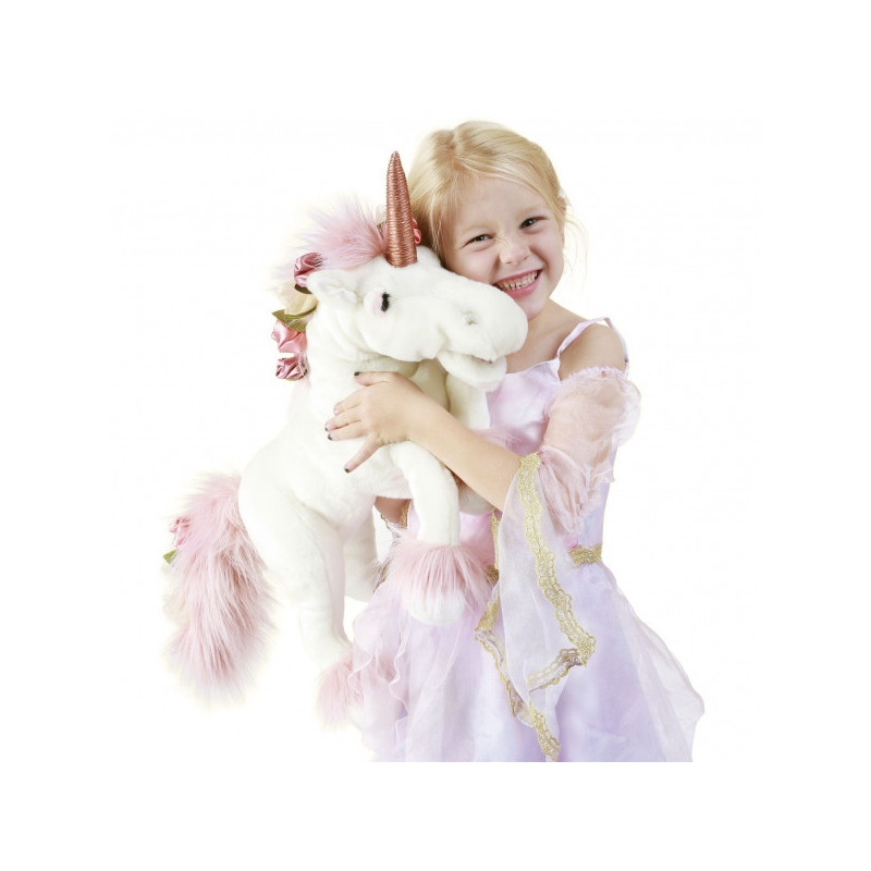 Marionnette ventriloque Licorne folkmanis -3161