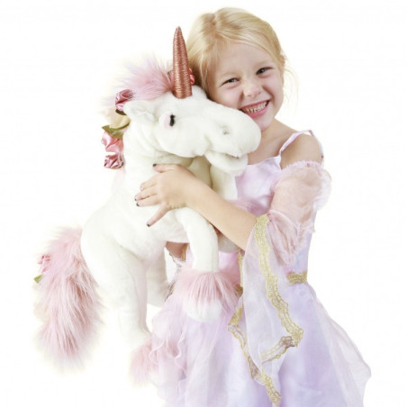 Marionnette ventriloque Licorne folkmanis -3161