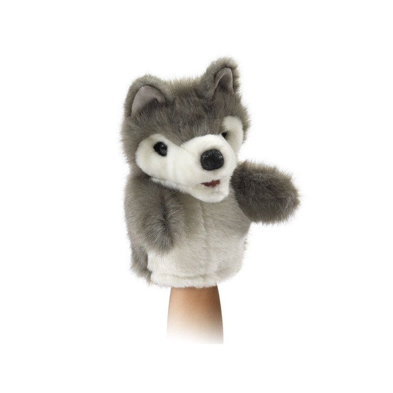 Marionnette ventriloque Petit loup folkmanis -3160