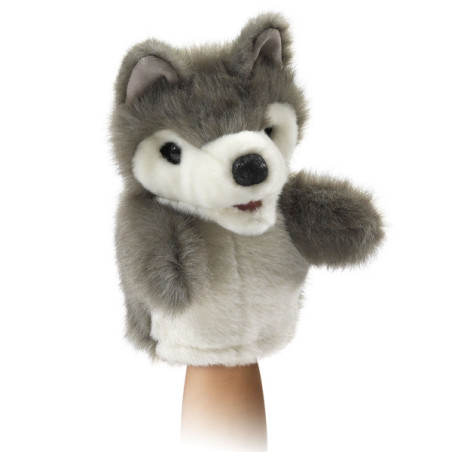 Marionnette ventriloque Petit loup folkmanis -3160