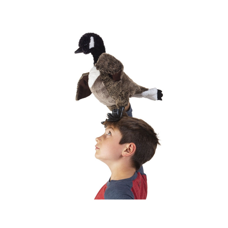 Marionnette ventriloque Oiseau bernache du canada folkmanis -3157