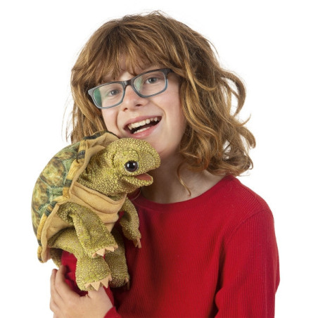 Marionnette ventriloque Tortue debout folkmanis -3156