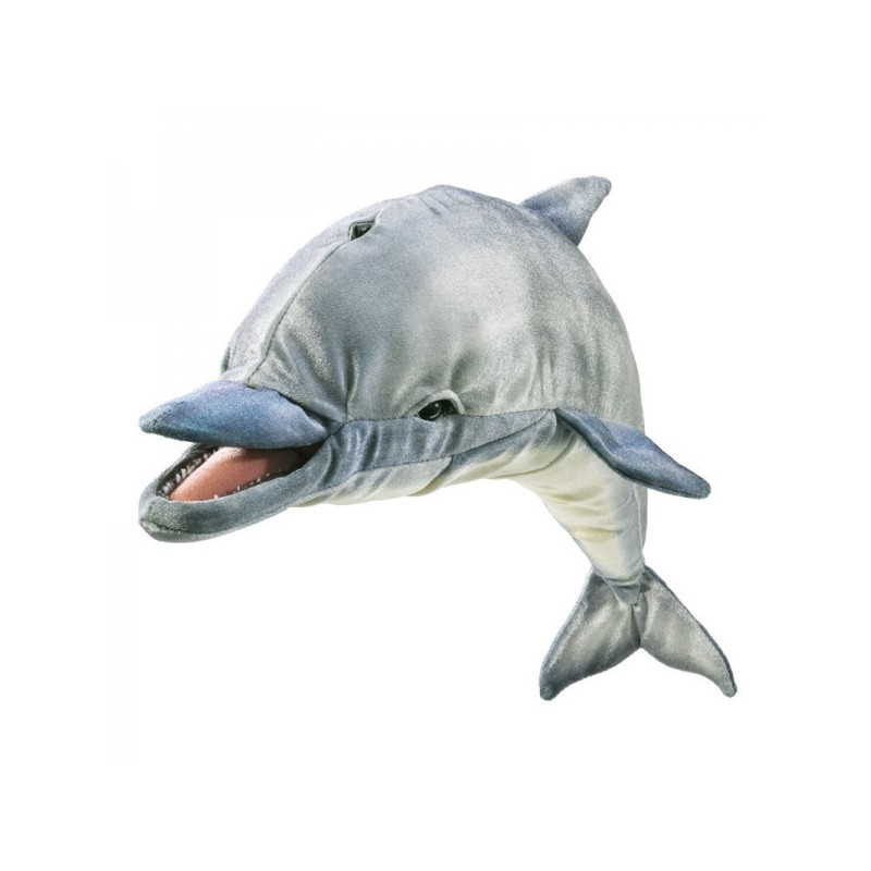 Marionnette peluche dauphin sonore ventriloque Folkmanis -3146 dans Marionnettes ventriloques