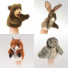 Animaux de la forêt 4 marionnettes animaux à main marionnette -LW