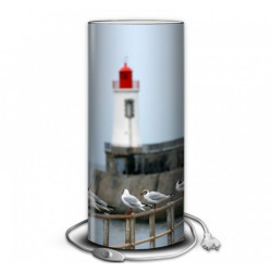 Décoration Luminaire Animaux Lampe collection marine phare et mouettes -MA1201