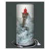 Décoration Luminaire Animaux Lampe demoiselle plisson phare de la jument -PL1610