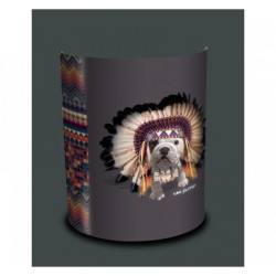 Décoration Luminaire Animaux Applique murale téo jasmin apache chocolat -TO1549APP