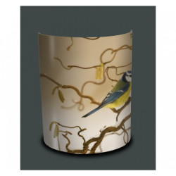 Décoration Luminaire Animaux Applique murale oiseaux mésange hiver -OI1406APP