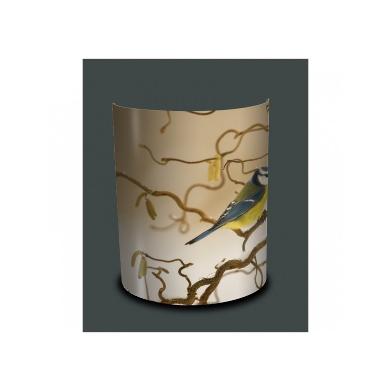 Décoration Luminaire Animaux Applique murale oiseaux mésange hiver -OI1406APP