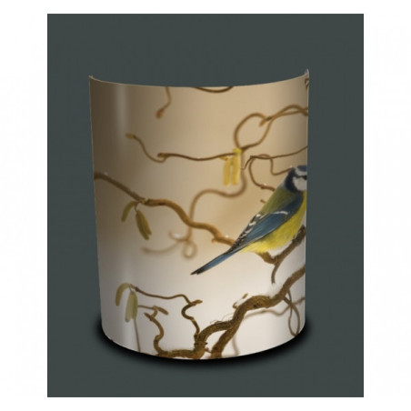 Décoration Luminaire Animaux Applique murale oiseaux mésange hiver -OI1406APP