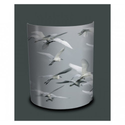 Décoration Luminaire Animaux Applique murale oiseaux vol d'aigrettes -OI1342APP