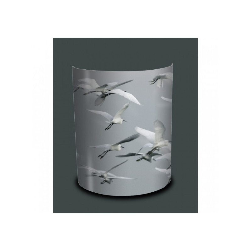 Décoration Luminaire Animaux Applique murale oiseaux vol d'aigrettes -OI1342APP