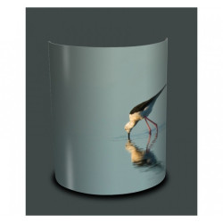Décoration Luminaire Animaux Applique murale oiseaux échasse blanche -OI1324APP