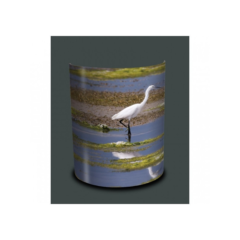 Applique murale oiseaux aigrette marais -OI1303APP