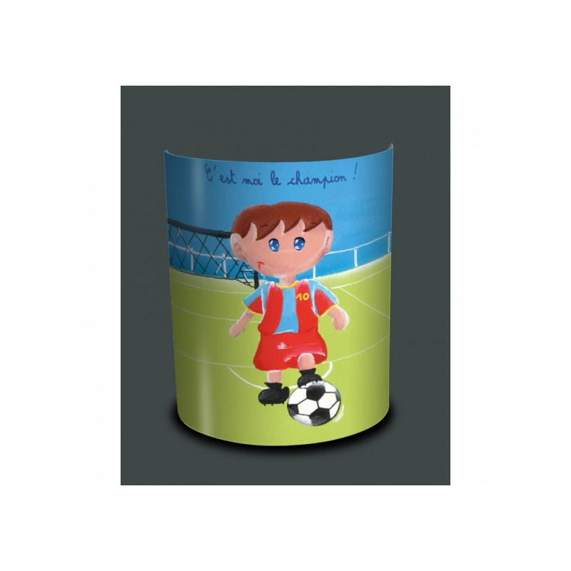Décoration Luminaire Animaux Applique murale enfant joueur de foot -EN1203APP