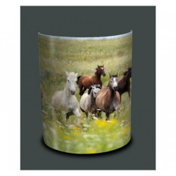 Décoration Luminaire Animaux Applique murale troupeau de chevaux -NOA1523APP