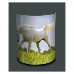 Décoration Luminaire Animaux Applique murale cheval blanc -NOA1519APP