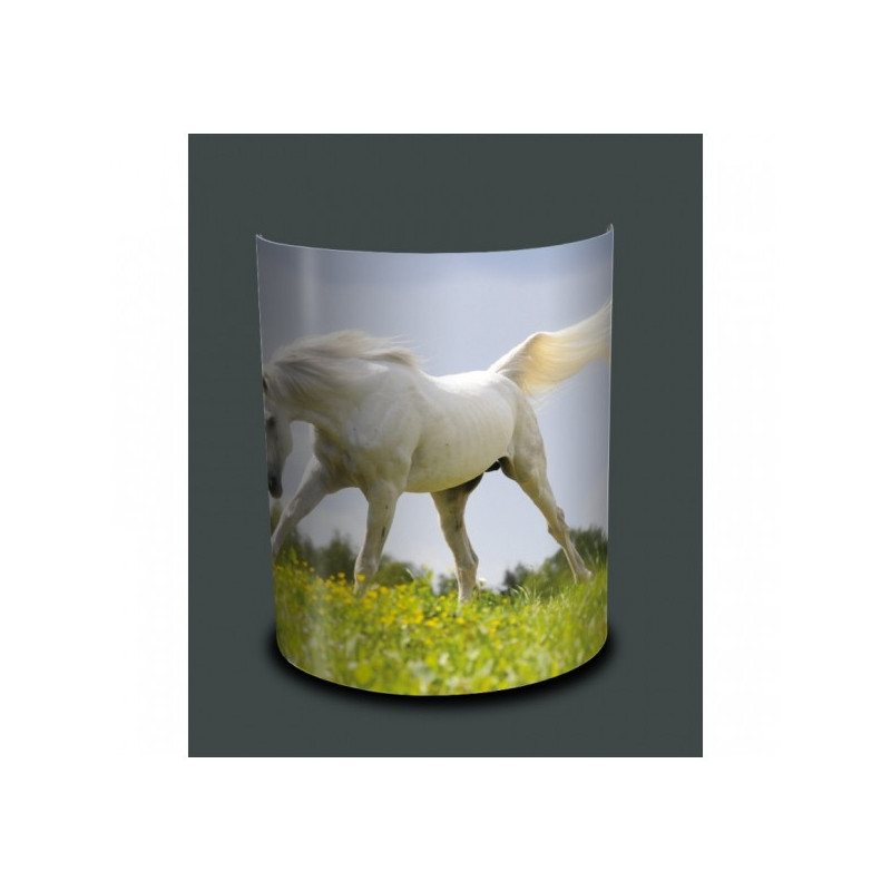 Décoration Luminaire Animaux Applique murale cheval blanc -NOA1519APP