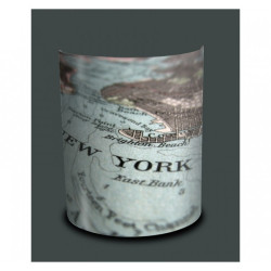Décoration Luminaire Animaux Applique murale tendance carte new york -TE1206APP