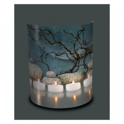 Décoration Luminaire Animaux Applique murale zen bougies et galets -ZE1302APP