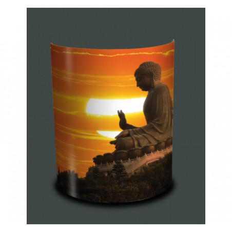 Décoration Luminaire Animaux Applique murale zen bouddha coucher de soleil -ZE1319APP