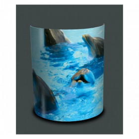 Applique murale faune marine têtes de dauphin -FM1201APP