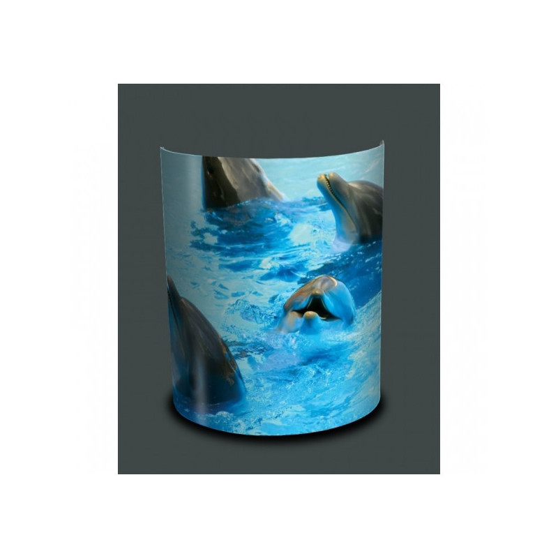 Applique murale faune marine têtes de dauphin -FM1201APP