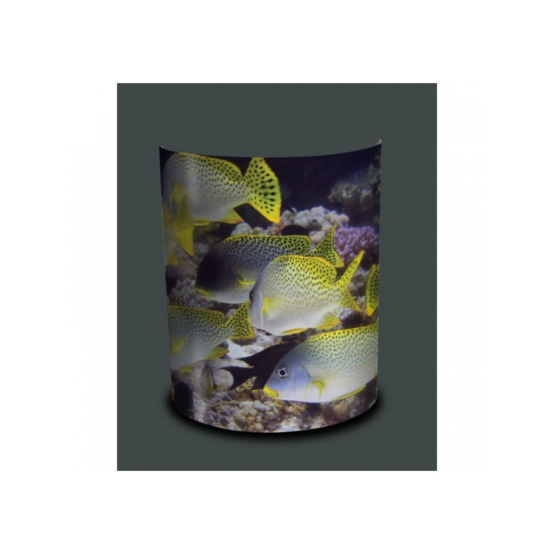 Applique murale faune marine poissons jaunes et bleus -FM1204APP