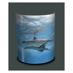 Décoration Luminaire Animaux Applique murale faune marine dauphins -FM1425APP