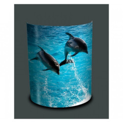 Décoration Luminaire Animaux Applique murale faune marine saut de dauphins -FM1213APP