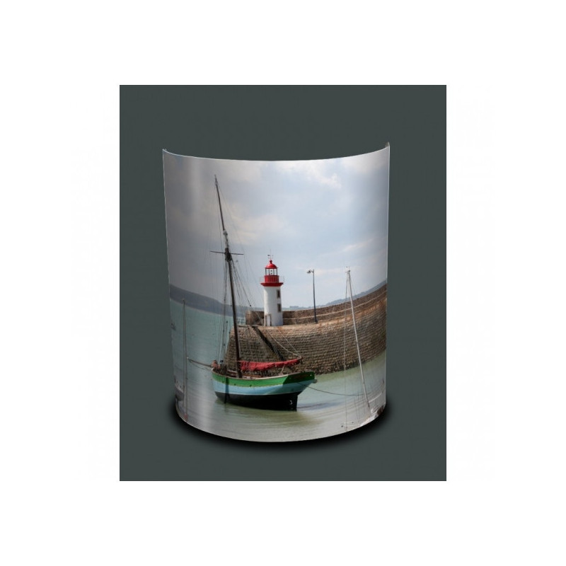Décoration Luminaire Animaux Applique murale bateau au port -MA1228APP