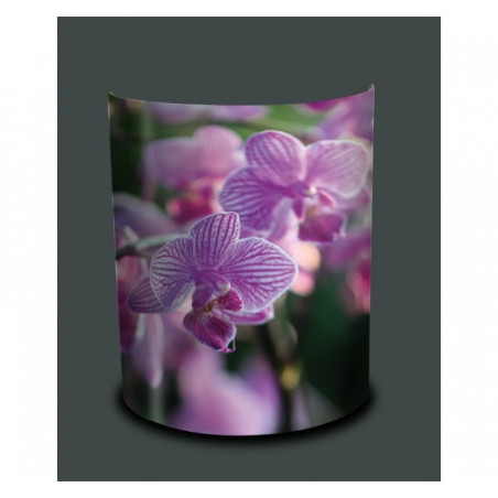 Décoration Luminaire Animaux Applique murale nature orchidée violette -NA1338APP