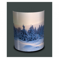 Décoration Luminaire Animaux Applique murale montagne sapin en hiver -MO1212APP