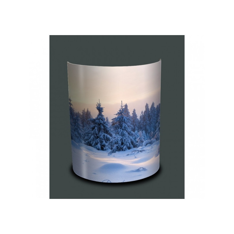 Décoration Luminaire Animaux Applique murale montagne sapin en hiver -MO1212APP